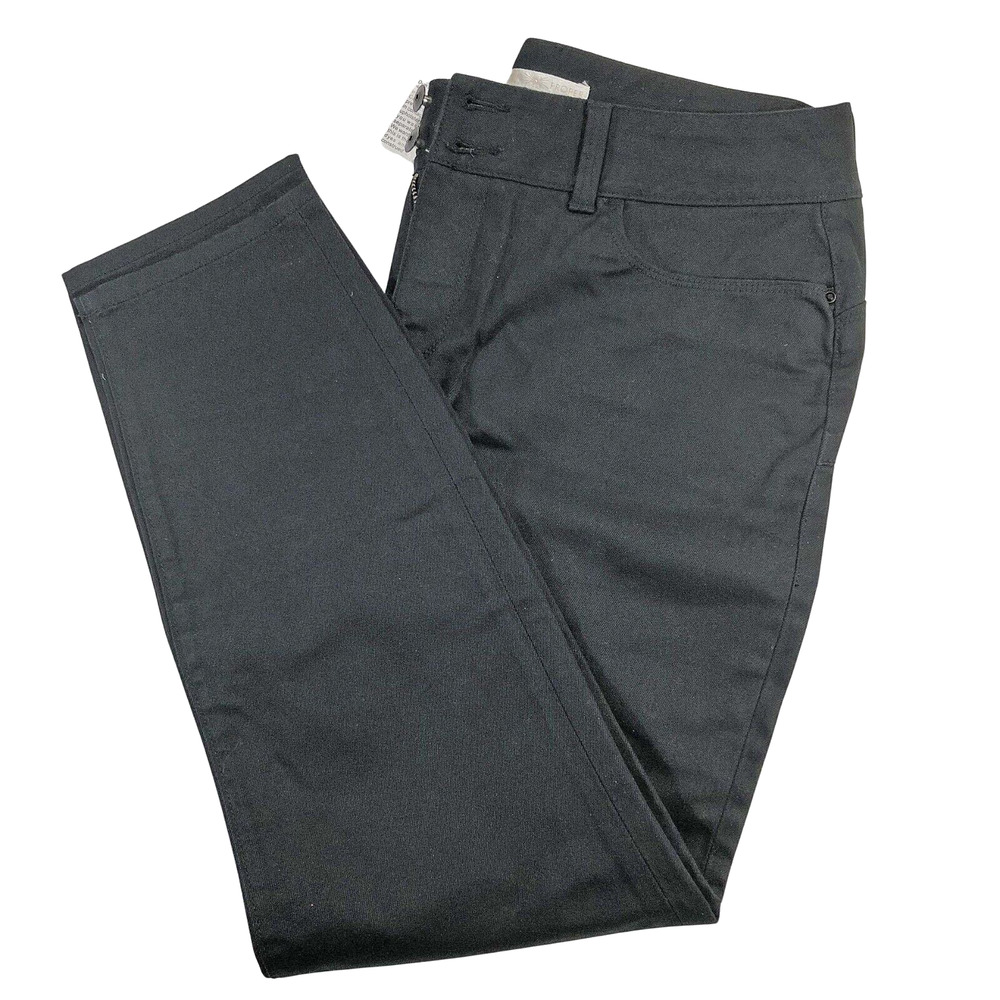 Boston Proper Plus Size 14 Black Denim Jeans Womens 26in Inseam Pants BP-10